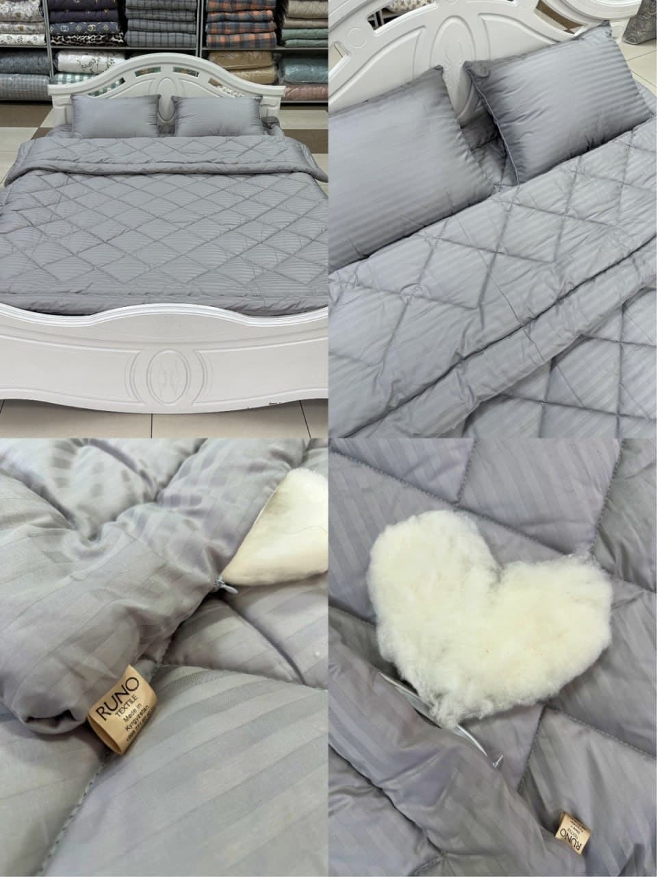 Натуральное одеяло из шерсти