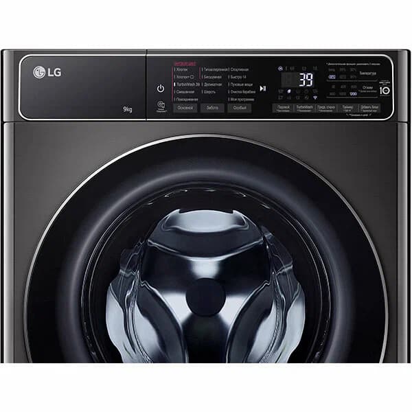 Стиральная машина LG на 9 кг,  F2T9FW9P черный