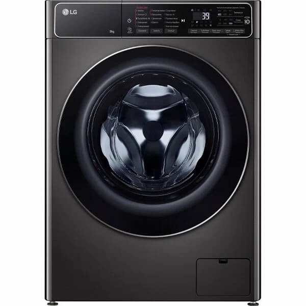 Стиральная машина LG на 9 кг,  F2T9FW9P черный