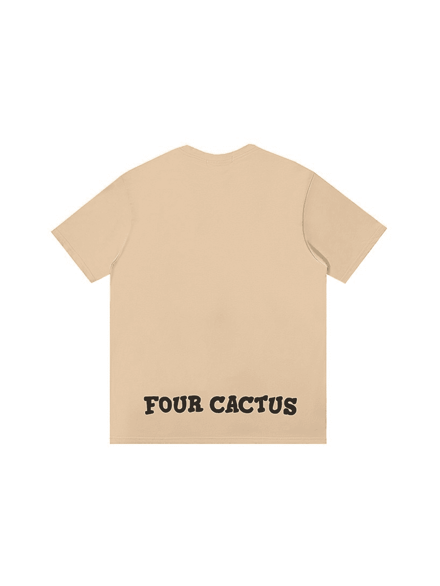 Футболка с принтом Four Cactus